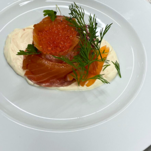 Saumon fumé l'Exotique Smoking Good - Recette crème au yuzu